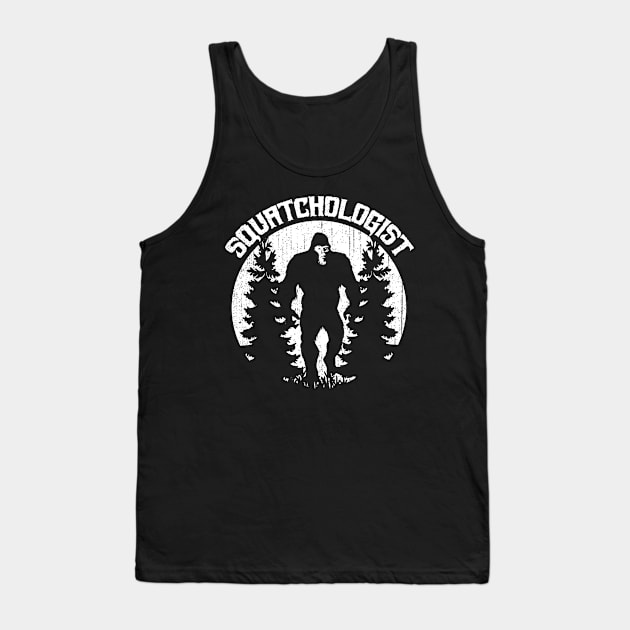 Bigfoot Squatchologist Tank Top by Tesszero